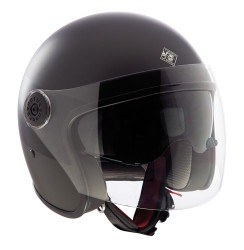 TUCANO URBANO - TUCANO URBANO EL JET YARIM KASK MAT KOYU GRİ