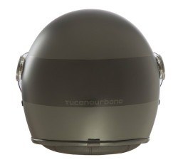 TUCANO URBANO EL JET YARIM KASK MAT KOYU GRİ - Thumbnail