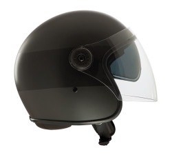 TUCANO URBANO EL JET YARIM KASK MAT KOYU GRİ - Thumbnail