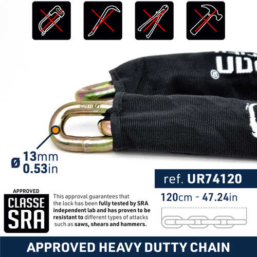 URBAN SECURITY UR74-120 13.5 MM 120CM KEMENT ZİNCİR KİLİT