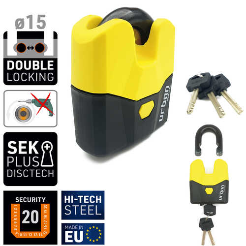 URBAN SECURITY 15MM SRA ÇOK AMAÇLI KİLİT U8K