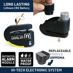 URBAN SECURITY 999 S.R.A SINIFI ALARMLI DİSK KİLİDİ 14mm PİM - Thumbnail