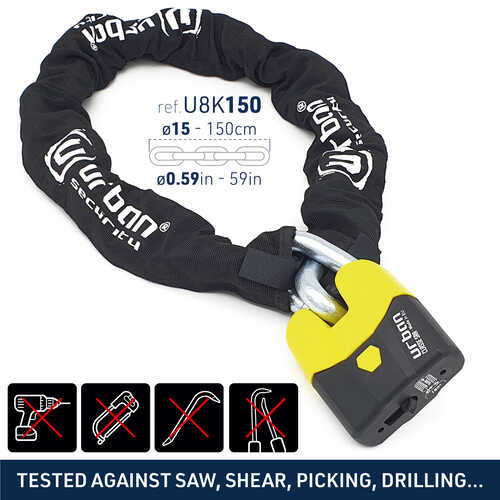 URBAN SECURITY U8K150 15MM SRA SINIFI ZİNCİR KİLİT