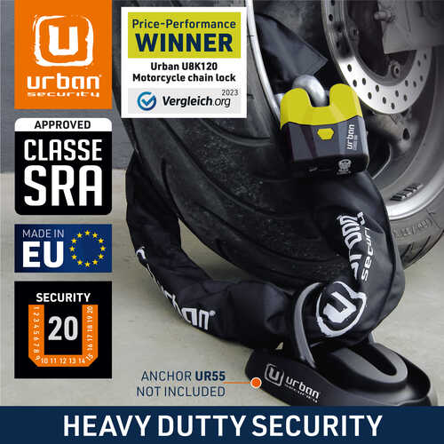 URBAN SECURITY U8K150 15MM SRA SINIFI ZİNCİR KİLİT