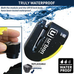 URBAN SECURITY UR10 SRA ALARMLI DİSK KİLİDİ - Thumbnail