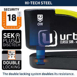 URBAN SECURITY UR10 SRA ALARMLI DİSK KİLİDİ - Thumbnail