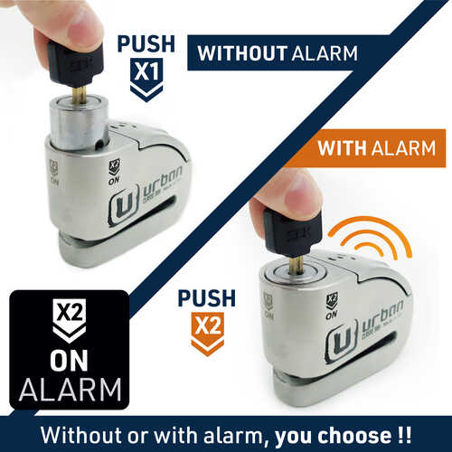 URBAN SECURITY UR14S S.R.A. SINIFI ALARMLI DİSK KİLİDİ 14mm PİM