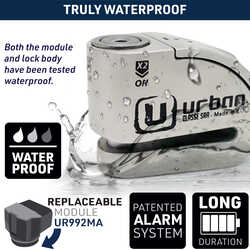 URBAN SECURITY UR14S S.R.A. SINIFI ALARMLI DİSK KİLİDİ 14mm PİM - Thumbnail