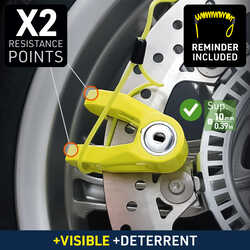 URBAN SECURITY UR208Y 10mm DİSK KİLİDİ - Thumbnail