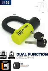 URBAN SECURITY UR59 U KİLİT 14MM - Thumbnail