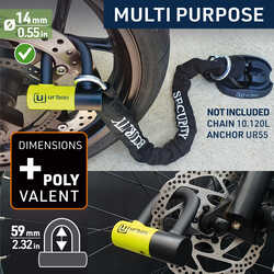 URBAN SECURITY UR59 U KİLİT 14MM - Thumbnail