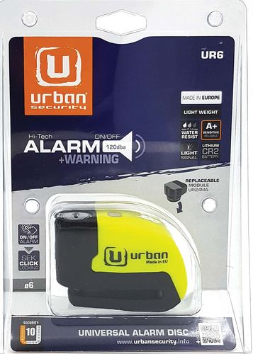 URBAN SECURITY UR6 ALARMLI DISK KILIDI 6mm PİM