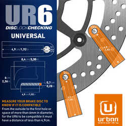 URBAN SECURITY UR6 ALARMLI DISK KILIDI 6mm PİM - Thumbnail