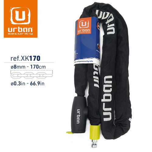 URBAN SECURITY XK170 170CM ÇELİK ZİNCİR KİLİT