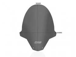 WRS APRILIA TUONO V4 / FACTORY 2021-2024 TOURING RÜZGAR SİPERLİĞİ KOYU FÜME AP005FS - Thumbnail