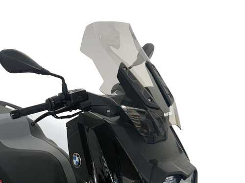 WRS BMW C400 X 2018-2026 TOURING RÜZGAR SİPERLİĞİ FÜME BM048F