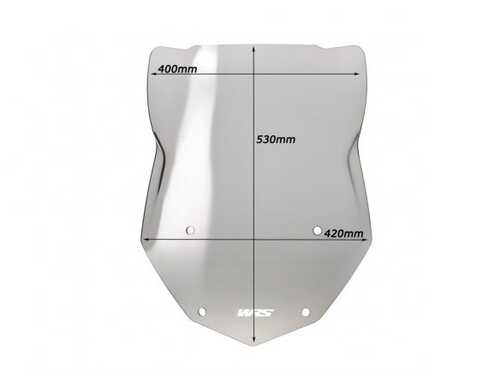 WRS BMW R1250GS 2018-2023 TOURING RÜZGAR SİPERLİĞİ FÜME