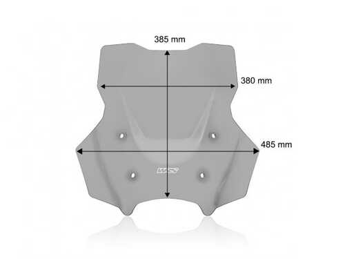 WRS BMW R 1300 GS / ADV 2024-2026 TOURING PLUS RÜZGAR SİPERLİĞİ KOYU FÜME BM109FS