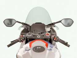 WRS BMW S1000 RR 2019-2024 YÜKSEK YARIŞ CAMI FÜME BM051F - Thumbnail