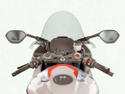 WRS BMW S1000 RR 2019-2024 YÜKSEK YARIŞ CAMI FÜME BM051F