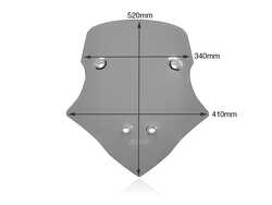 WRS DUCATI MULTISTRADA MULTISTRADA V4 / S / SPORT / RALLY 2020-2026 TOURING RÜZGAR SİPERLİĞİ FÜME DU017F - Thumbnail