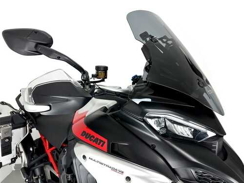WRS DUCATI MULTISTRADA V4 / S / SPORT / RALLY 2020-2026 TOURING RÜZGAR SİPERLİĞİ KOYU FÜME DU017FS