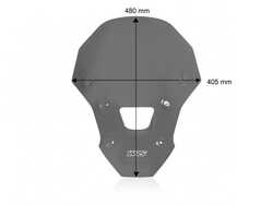 WRS HONDA CRF 1100 L AFRICA TWIN ADV SPORTS 2024-2026 TOURING RÜZGAR SİPERLİĞİ FÜME HO074FS - Thumbnail