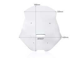 WRS HONDA ADV 350 2022-2026 RÜZGAR SİPERLİĞİ ŞEFFAF HO057T - Thumbnail