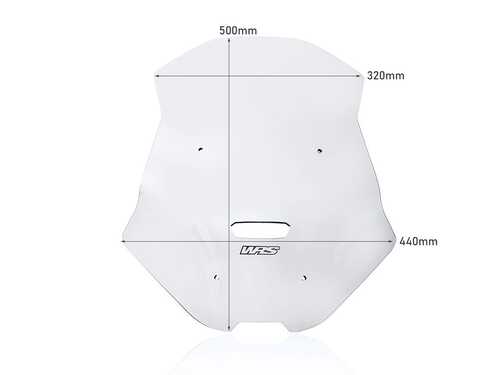 WRS HONDA ADV 350 2022-2026 RÜZGAR SİPERLİĞİ ŞEFFAF HO057T