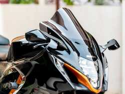 WRS SUZUKI GSX-R 1300 HAYABUSA 2021-2026 YÜKSEK YARIŞ CAMI FÜME SU005FS - Thumbnail