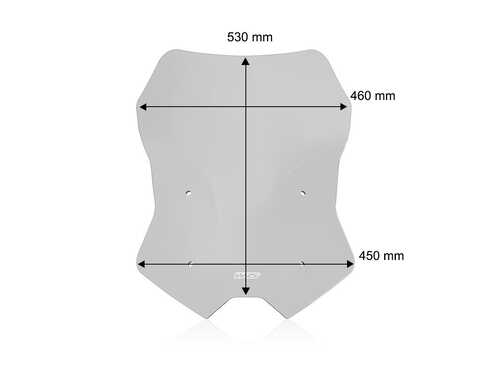 WRS YAMAHA TRACER 9 GT / GT+ 2025-2026 TOURING RÜZGAR SİPERLİĞİ FÜME YA042F