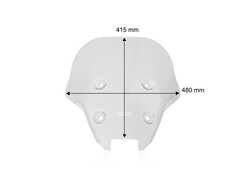 WRS MOTO GUZZI STELVIO 2024-2026 RADAR UYUMLU TOURING RÜZGAR SİPERLİĞİ FÜME MG002F - Thumbnail