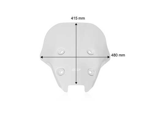 WRS MOTO GUZZI STELVIO 2024-2026 RADAR UYUMLU TOURING RÜZGAR SİPERLİĞİ FÜME MG002F