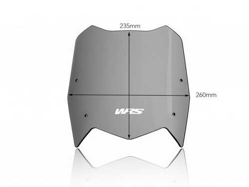 WRS YAMAHA TENERE 700 2019-2024 SPORT KOYU FÜME RÜZGAR SİPERLİĞİ YA017FS